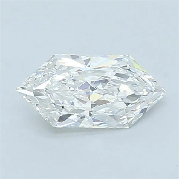 1.07ct hexagonal lab grown diamond (colour e, clarity vvs2, igi certified)