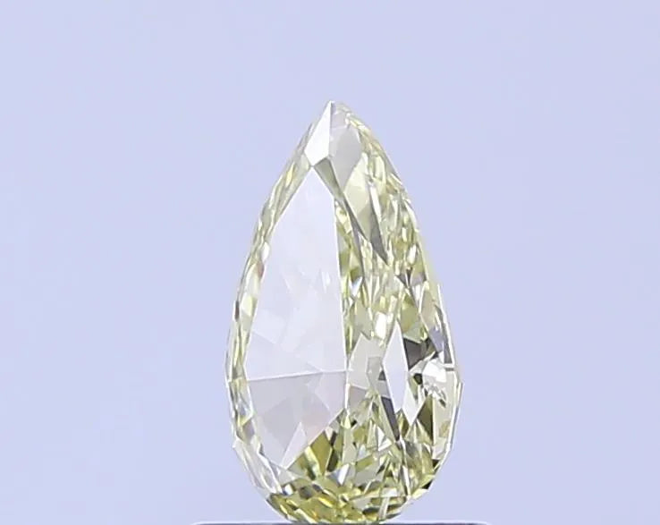 1.07ct pear lab grown diamond (colour fancy light yellow, clarity vs1, igi certified)