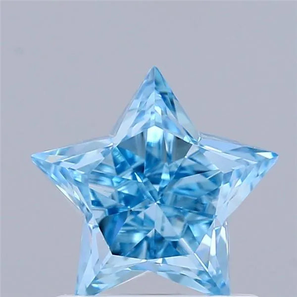 1.09ct other lab grown diamond (colour fancy vivid blue, clarity vvs2, igi certified)
