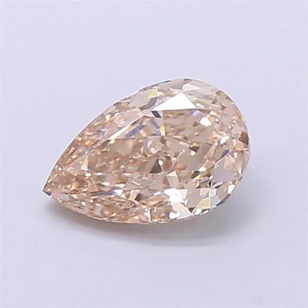 1.18ct pear lab grown diamond (colour very light brown, clarity vs2, igi certified)