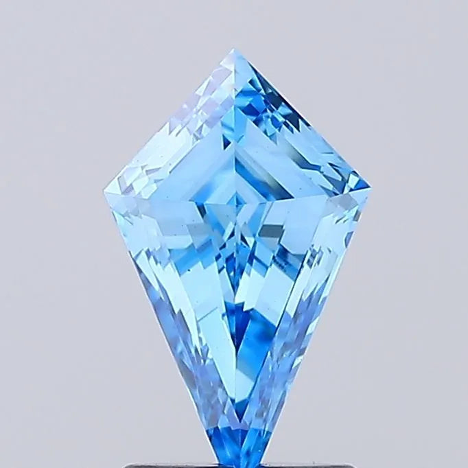 1.19ct kite lab grown diamond (colour fancy vivid blue, clarity vs1, igi certified)