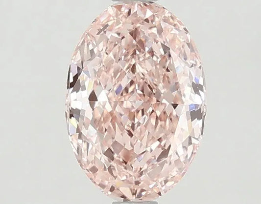 1.20ct Oval Lab Grown Diamond (Colour Fancy Vivid Pink, Clarity VVS2, IGI Certified)