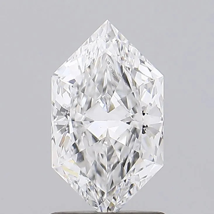 1.21ct Hexagonal Lab Grown Diamond (Colour E, Clarity VVS2, IGI Certified)