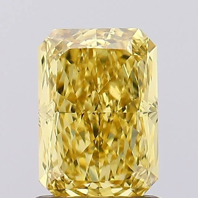 1.21ct Radiant Lab Grown Diamond (Colour Fancy Vivid Yellow, Clarity VS1, IGI Certified)