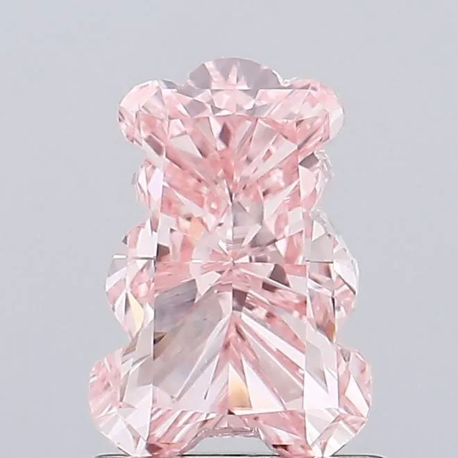 1.32ct other lab grown diamond (colour fancy vivid pink, clarity vvs2, igi certified)