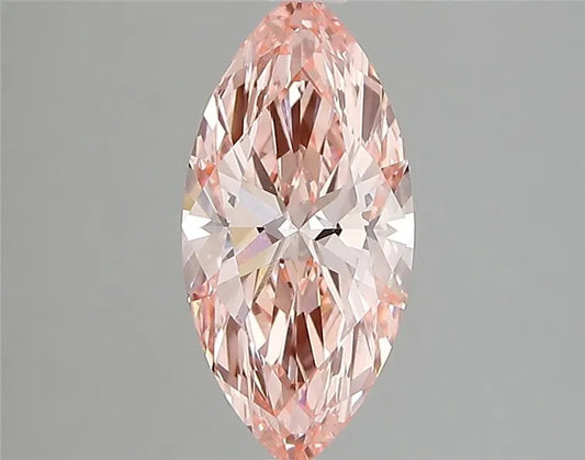 1.40ct Marquise Lab Grown Diamond (Colour Fancy Vivid Pink, Clarity VVS1, IGI Certified)