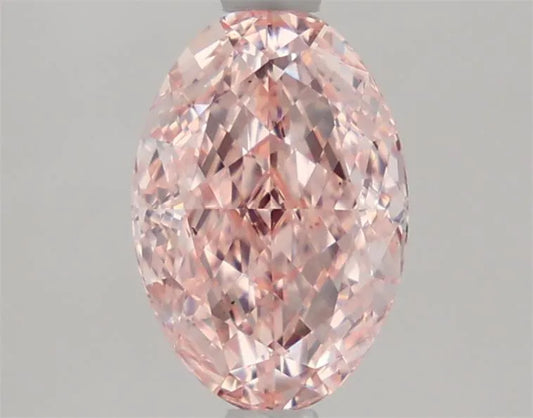 1.50ct Oval Lab Grown Diamond (Colour Fancy Vivid Pink, Clarity VS2, IGI Certified)