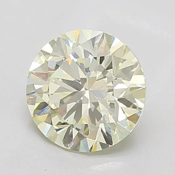 1.51ct round lab grown diamond (colour fancy light yellow, clarity vs1, cut id, igi certified)