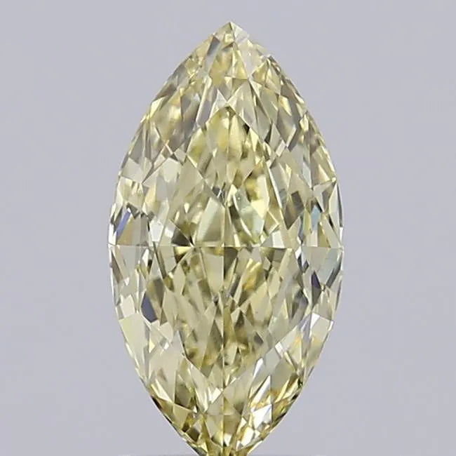 1.55ct Marquise Lab Grown Diamond (Colour Fancy Yellow, Clarity VS1, IGI Certified)