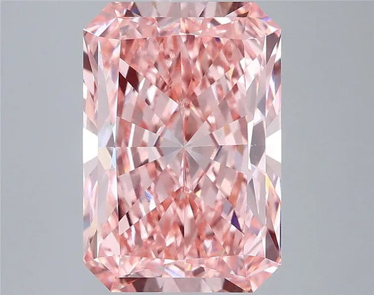1.56ct Radiant Lab Grown Diamond (Colour Fancy Vivid Pink, Clarity VVS1, IGI Certified)
