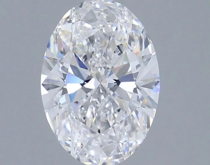 1.57ct oval lab grown diamond (colour d, clarity vvs2, igi certified)