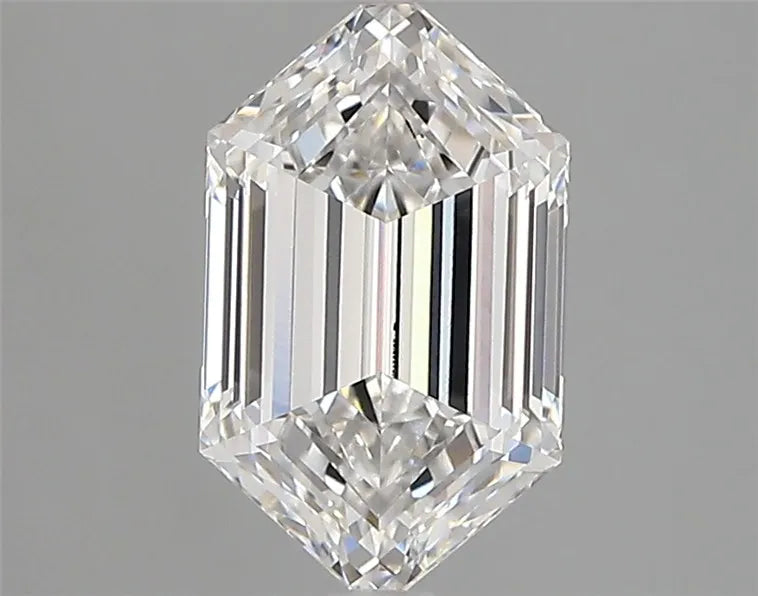 1.78ct hexagonal lab grown diamond (colour d, clarity vvs1, igi certified)