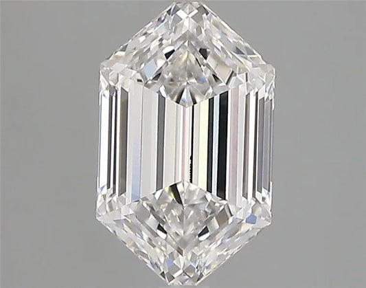 1.78ct Hexagonal Lab Grown Diamond (Colour D, Clarity VVS1, IGI Certified)