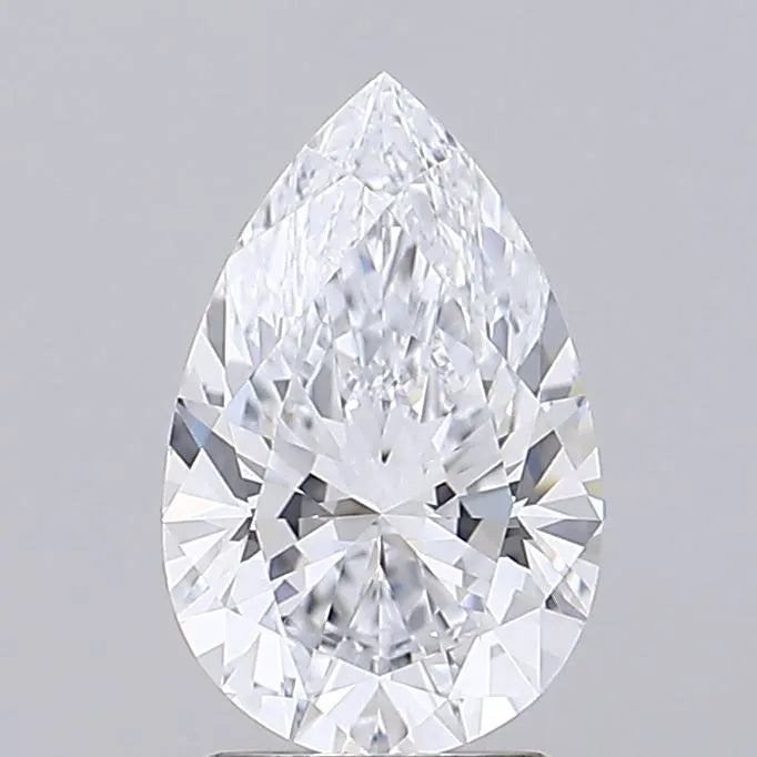 1.90ct pear lab grown diamond (colour e, clarity if, igi certified)