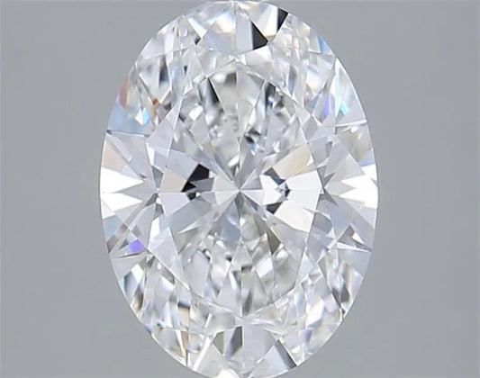 1.96ct Oval Lab Grown Diamond (Colour D, Clarity VVS1, IGI Certified)