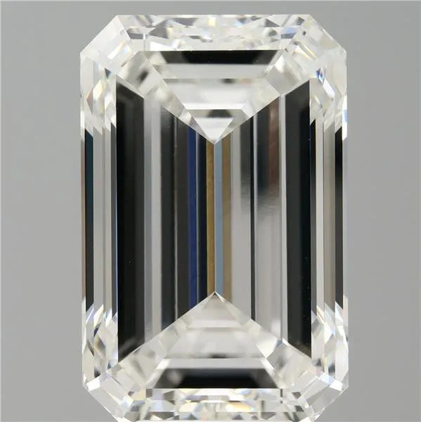 10.00ct emerald lab grown diamond (colour f, clarity vvs2, igi certified)