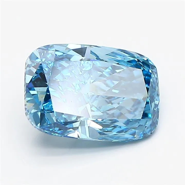 2.00ct Cushion modified Lab Grown Diamond (Colour Fancy Vivid Blue, Clarity VS2, IGI Certified)