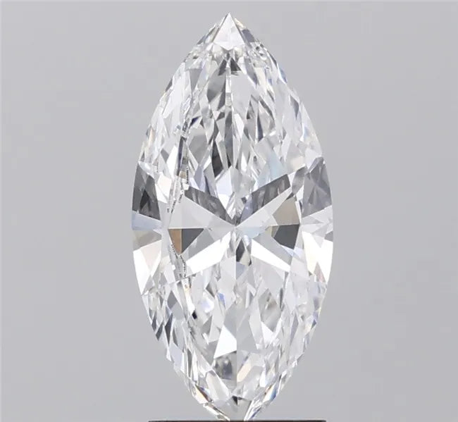 2.00ct marquise lab grown diamond (colour d, clarity vs1, igi certified)