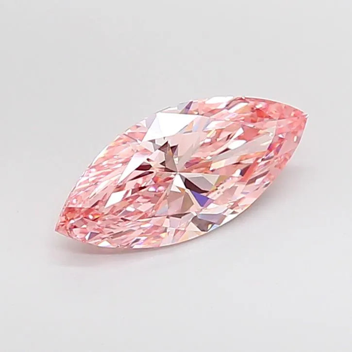 2.00ct Marquise Lab Grown Diamond (Colour Fancy Vivid Pink, Clarity VVS1, IGI Certified)