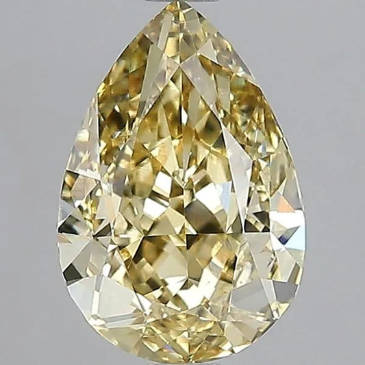 2.00ct Pear Lab Grown Diamond (Colour Fancy Yellow, Clarity VS1, IGI Certified)