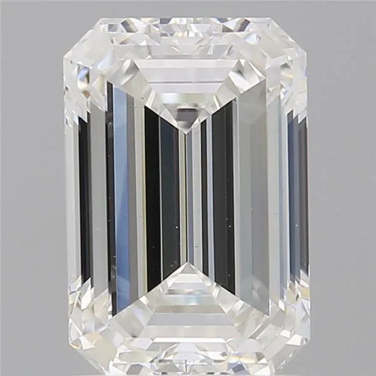 2.01ct Emerald Lab Grown Diamond (Colour E, Clarity VVS2, IGI Certified)