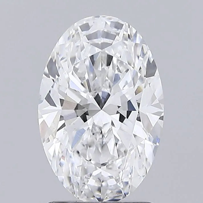 2.01ct oval lab grown diamond (colour d, clarity vs1, igi certified)