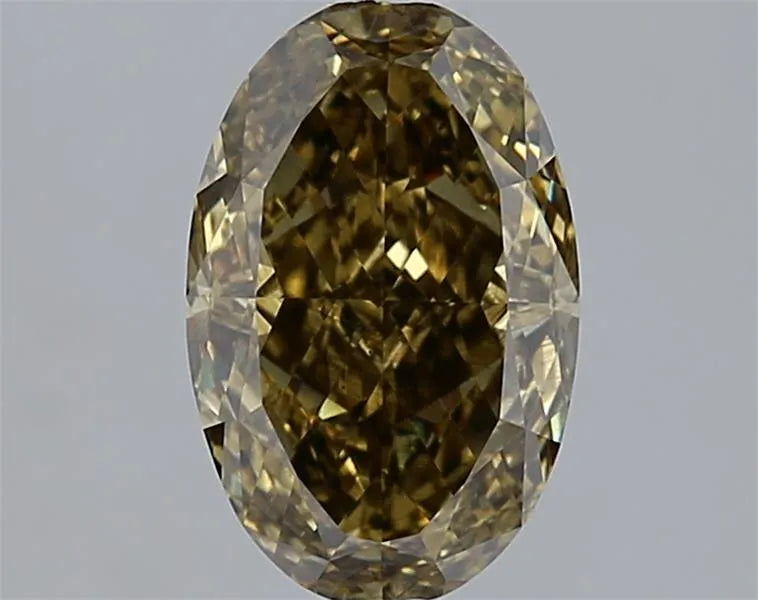 2.01ct oval lab grown diamond (colour faint gray yellow, clarity vs2, cut gd, igi certified)