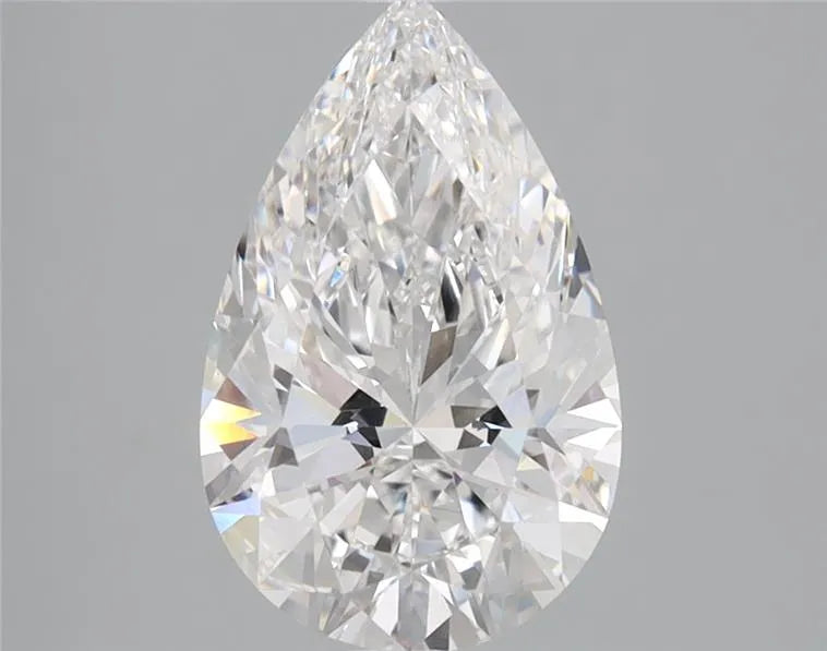 2.01ct pear lab grown diamond (colour d, clarity vvs2, igi certified)