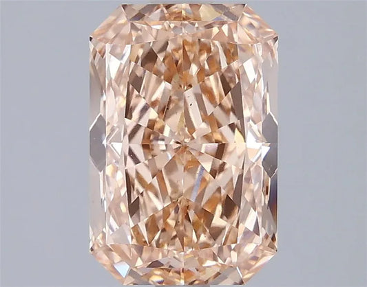2.01ct Radiant Lab Grown Diamond (Colour Fancy Intense Orange Pink, Clarity VS1, IGI Certified)