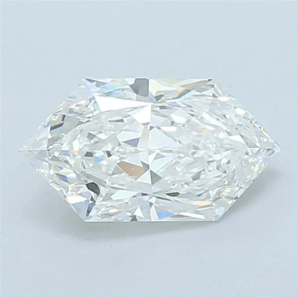 2.02ct hexagonal lab grown diamond (colour e, clarity vvs2, igi certified)