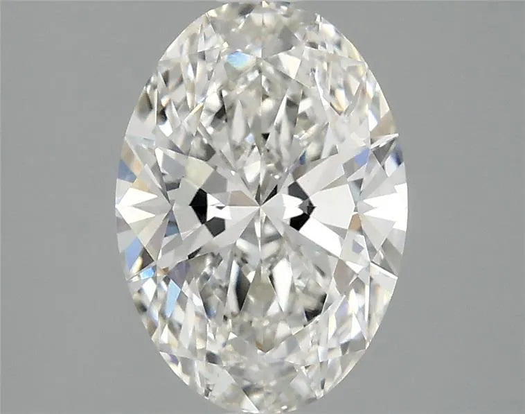 2.02ct oval lab grown diamond (colour g, clarity vvs2, igi certified)