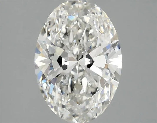 2.02ct Oval Lab Grown Diamond (Colour G, Clarity VVS2, IGI Certified)