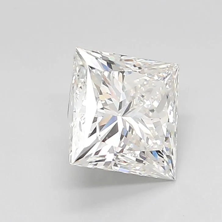 2.02ct princess lab grown diamond (colour g, clarity vvs2, igi certified)