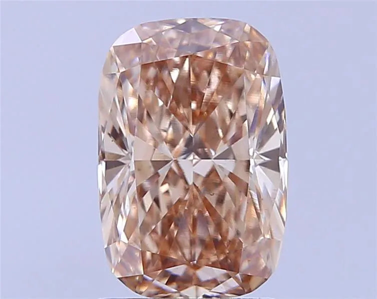 2.03ct Cushion modified Lab Grown Diamond (Colour Fancy Light Yellowish Brown, Clarity VS2, IGI Certified)