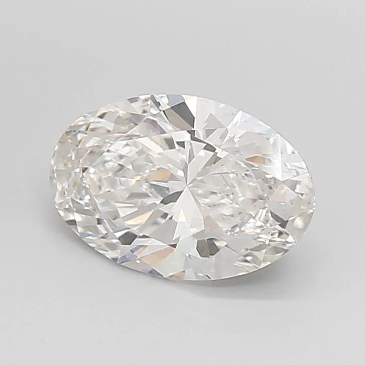2.03ct oval lab grown diamond (colour f, clarity vs2, igi certified)