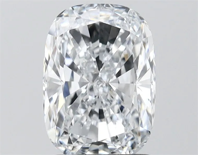 2.04ct cushion modified lab grown diamond (colour e, clarity vvs1, igi certified)