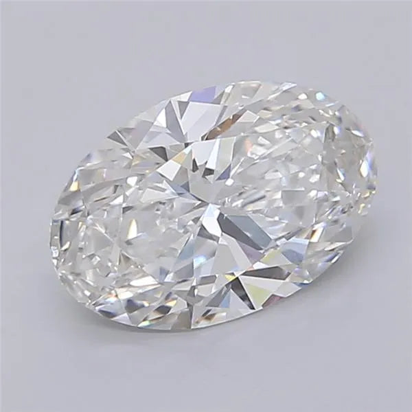 2.05ct oval lab grown diamond (colour f, clarity vs1, igi certified)