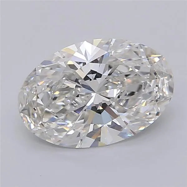 2.05ct oval lab grown diamond (colour f, clarity vvs2, igi certified)