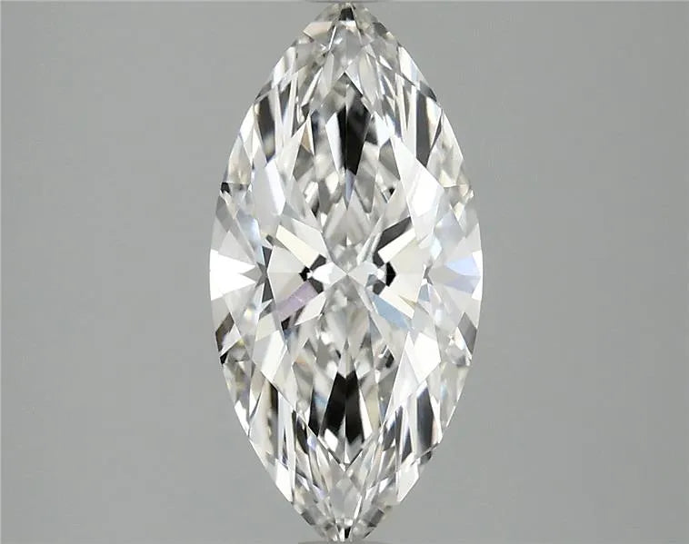 2.06ct marquise lab grown diamond (colour f, clarity vvs2, igi certified)