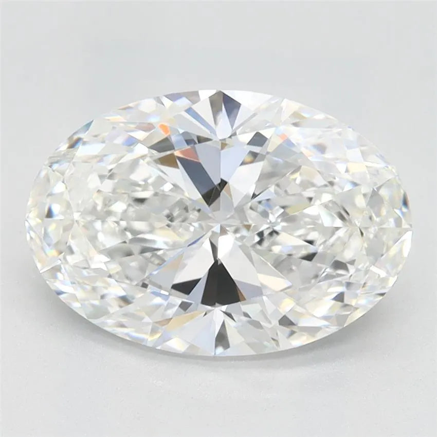 2.08ct oval lab grown diamond (colour f, clarity if, igi certified)