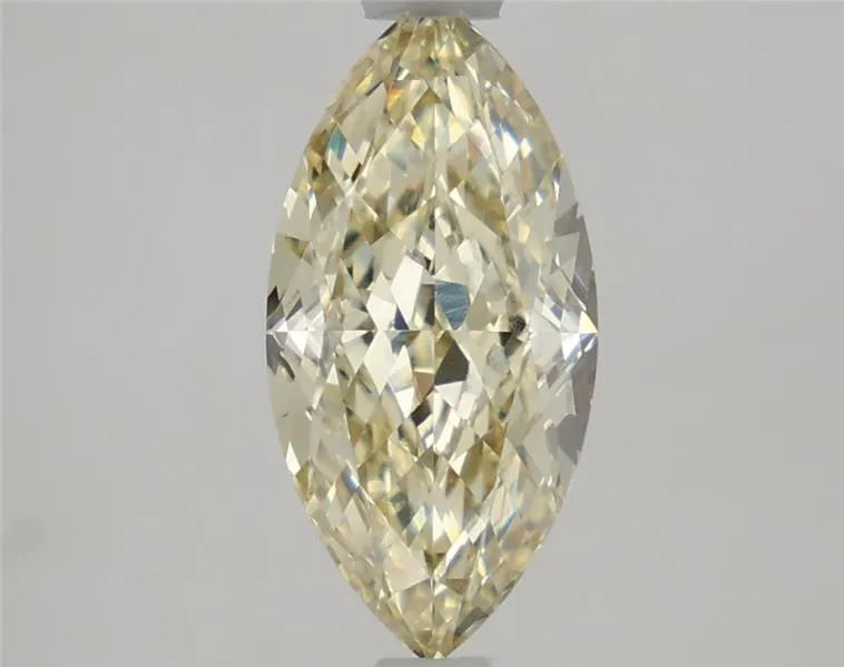 2.10ct marquise lab grown diamond (colour fancy light yellow, clarity vvs1, igi certified)