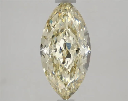 2.10ct Marquise Lab Grown Diamond (Colour Fancy Light Yellow, Clarity VVS1, IGI Certified)