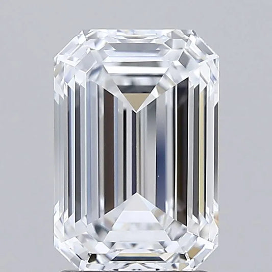 2.17ct Emerald Lab Grown Diamond (Colour E, Clarity IF, IGI Certified)