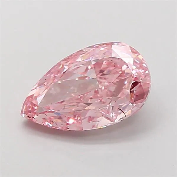 2.17ct Pear Lab Grown Diamond (Colour Fancy Vivid Pink, Clarity VS1, IGI Certified)