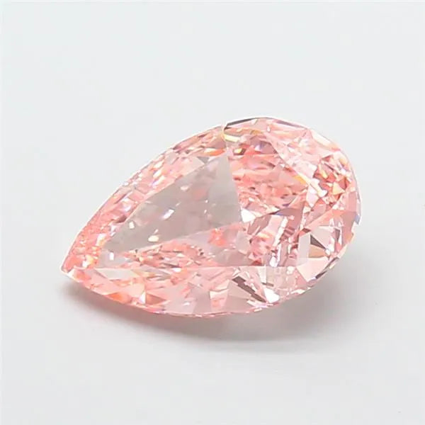 2.33ct Pear Lab Grown Diamond (Colour Fancy Vivid Pink, Clarity VVS2, IGI Certified)