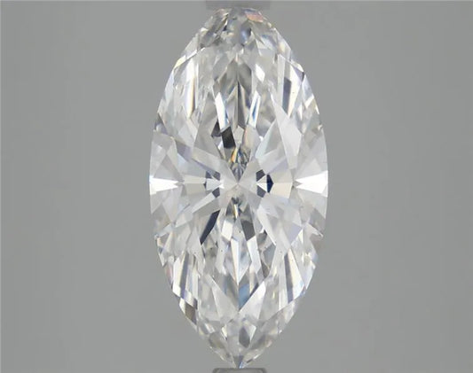2.41ct Marquise Lab Grown Diamond (Colour E, Clarity VS2, Cut EX, IGI Certified)