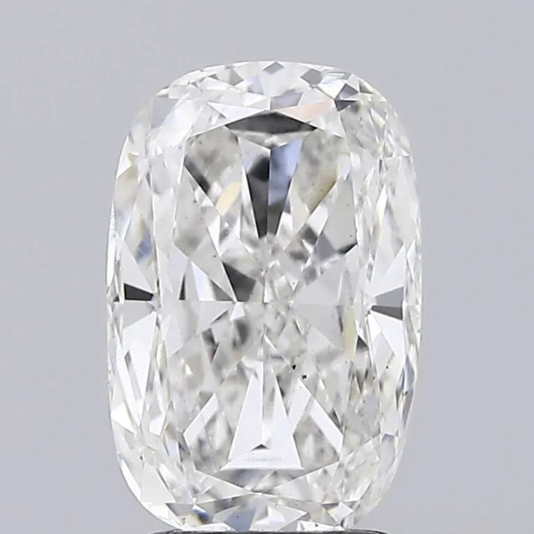 2.50ct cushion modified lab grown diamond (colour f, clarity vs2, igi certified)