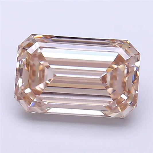 2.50ct Emerald Lab Grown Diamond (Colour Very Light Brown, Clarity VVS2, IGI Certified)