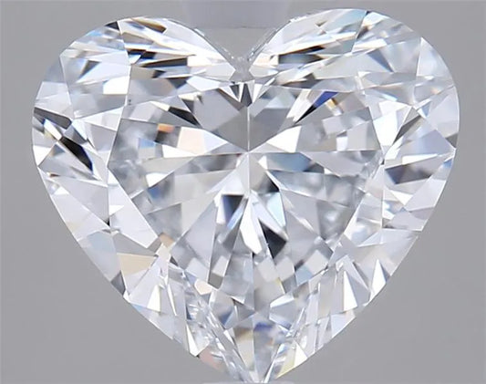 2.50ct Heart Lab Grown Diamond (Colour E, Clarity VS1, IGI Certified)