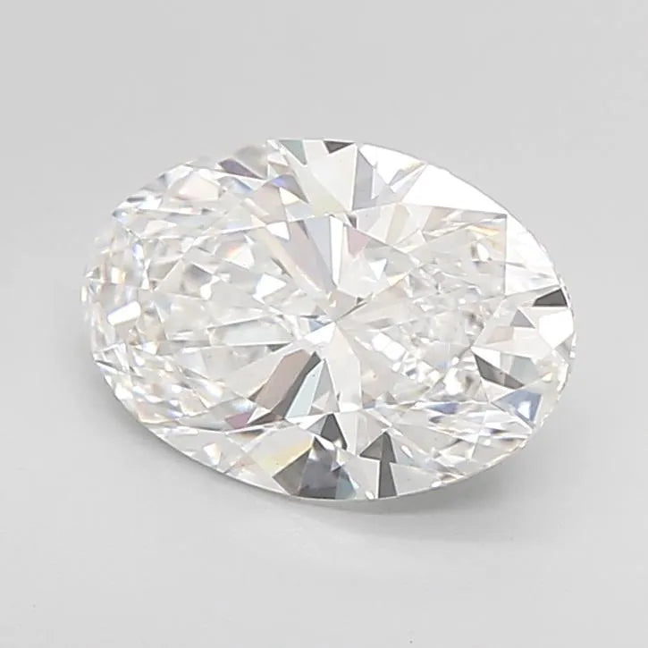 2.50ct Oval Lab Grown Diamond (Colour D, Clarity VS2, IGI Certified)